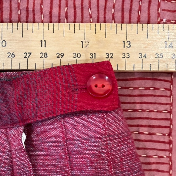 Vintage 1950s /1960s wool Scottish  reversible Pleated Skirt W25L21 - Picture 15 of 16